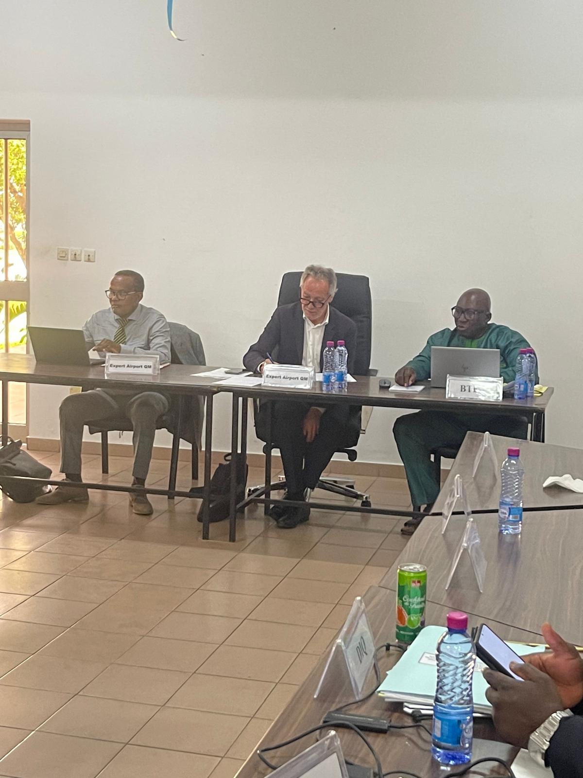 Mission de la Commission de l’UEMOA conduite par le Cabinet Airport QM du 10 et 11 juillet 2025 à Lomé